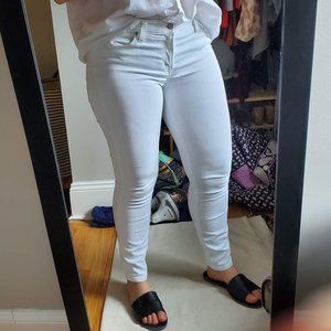 [J Crew] White Skinny Jeans